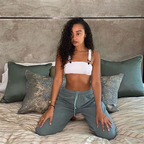 leigh anne pinnock shows off her killer abs in microscopic top for sexy