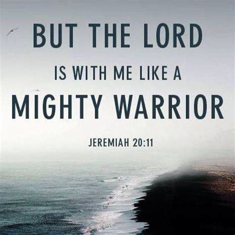 But The Lord Is With Me Like A Mighty Warrior Daily Bible Readings