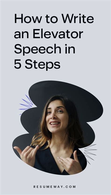 How To Write An Elevator Speech In 5 Steps In 2023 Speech Facebook Marketing Strategy