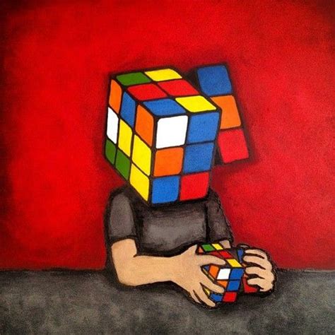 Rubiks Head Rubix Cube Rubiks Cube Rubicks Cube