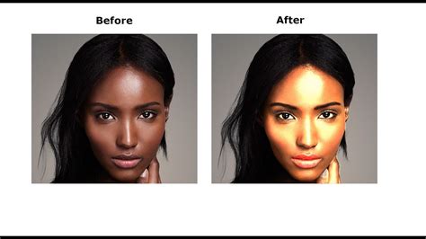 How To Change Skin Color In Photoshop Simple Skin Retouching