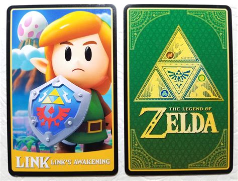 Link Series Amiibo Cards The Legend Of Zelda Etsy