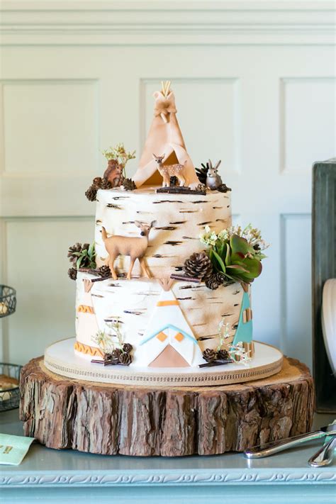 Rustic Woodland Animal Baby Shower - Pretty My Party - Party Ideas