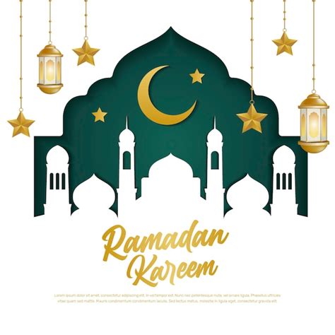 Premium Vector Ramadan Kareem Islamic Banner Template
