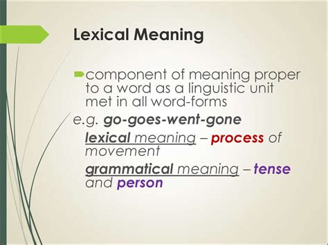 English Lexicology Online Presentation