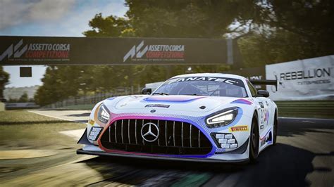 Assetto Corsa Competizione Mercedes Amg Gt Evo Sky Tempesta Racing