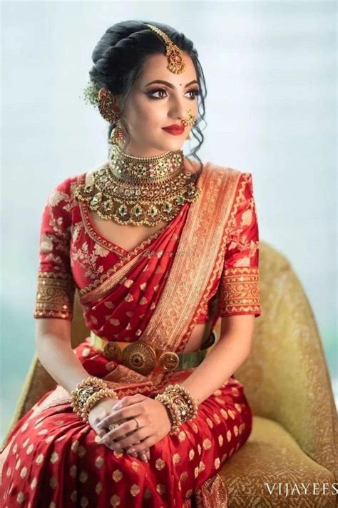 Latest Red Banarasi Sarees For Brides With Shop Links Indian Bridal Fashion Indian Bride