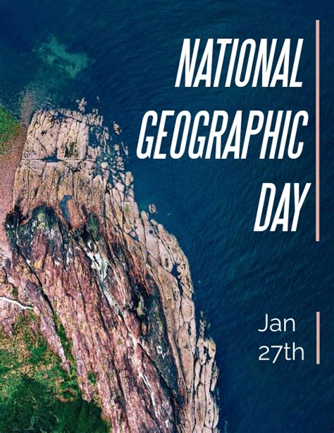 National Geographic Day Flyer Template Postermywall
