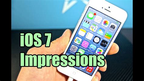 Ios 7 Impressions Should You Update Youtube