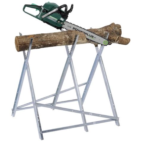 Folding Log Cutting Saw Horse Trestle Stand For Woodlogs Chainsaw