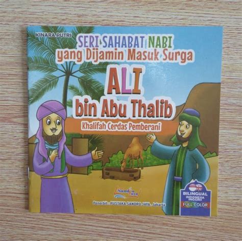 Jual Buku Cerita Anak Seri Sahabat Nabi Ali Bin Abu Thalib Sandro Di