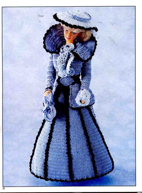 Barbie Crochet Victorian Costume ⋆ Crochet Kingdom