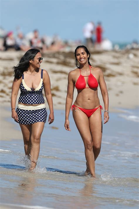 Padma Lakshmi The Fappening Sexy Red Bikini The Fappening