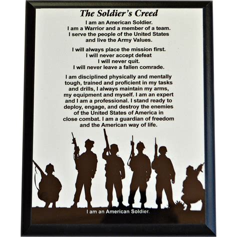 Army Soldiers Creed Army Military