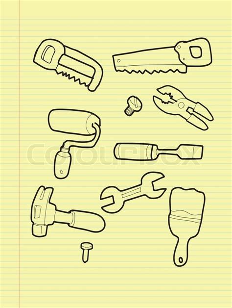 Carpentry Tool Stock Vector Colourbox