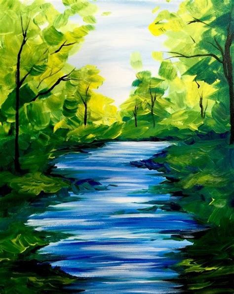 60 Easy And Simple Landscape Painting Ideas Nature Paintings Acrylic