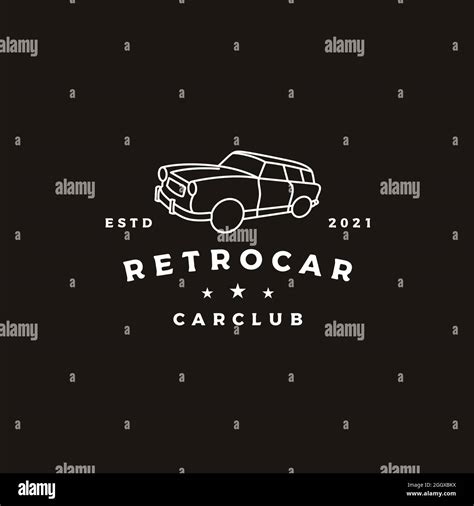 Vintage Retro Car Logo Design Vintage Or Classic Or Retro Badge Emblem