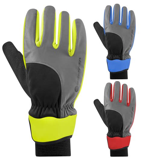 Full Finger 3m Reflective Insulated Gel Padded Palm Cycling Gloves