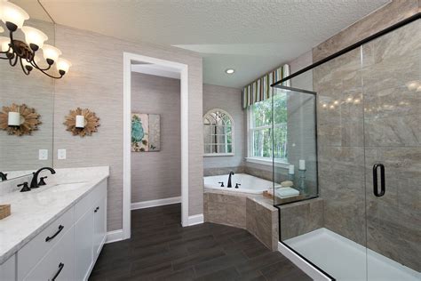 Style And Function Meet At The Master Bathroom In The Tradewind Model
