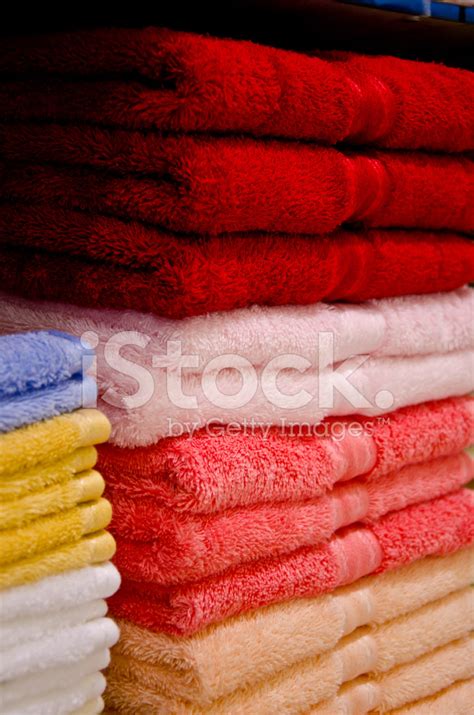 Colored Towels Stock Photo Royalty Free Freeimages