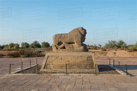 The Lion Of Babylon Babylon Iraq Middle East Stock