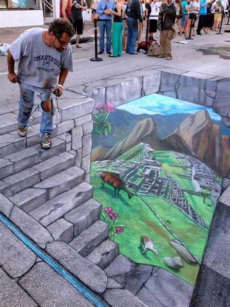 The Amazing 3D Chalk Street Paintings of Tracy Lee Stum ~ Kuriositas