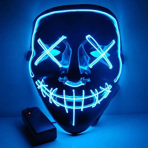 Halloween Mask Funny Led Light Up The Purge Election Year Great Masks