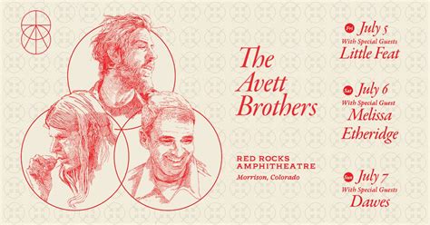 The Avett Brothers Red Rocks Amphitheatre