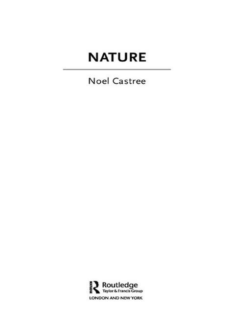 Key Ideas In Geography Nature Ebook Noel Castree 9781134302154