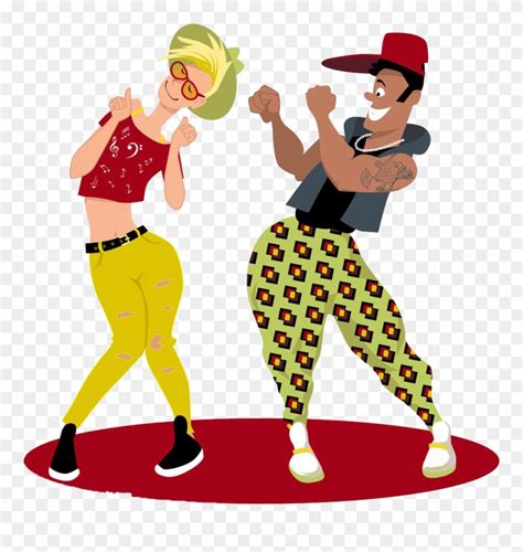 Dance Cartoon Royalty Funny Couple Illustration Free Clipart 260324