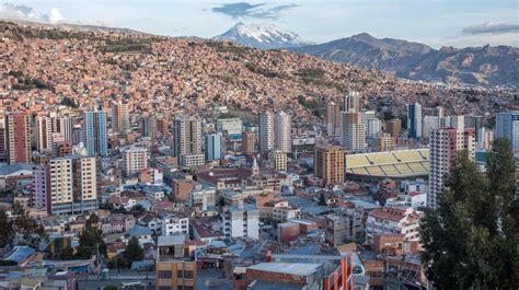 Over Looking The Amazing City Of La Paz Rbolivia
