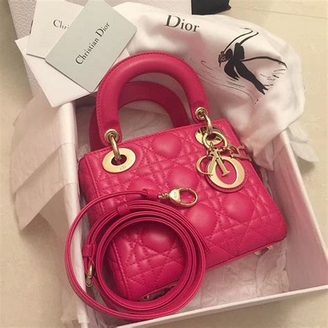 Lady Dior Pink Christian Dior Purses Dior Luxury Bags