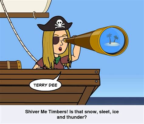 Shiver Me Timbers Terry Timber Character