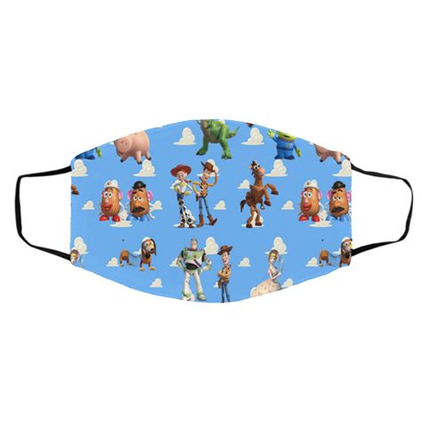 Toy Story Fabric Woody Fabric Buzz Face Mask