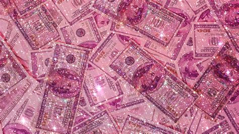 Money Bling Bling Wallpaper Pink Glitter Cute Wallpapers