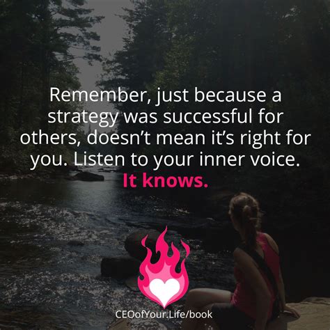 Trust Your Inner Voice When It Tells You Which Direction Is Best For