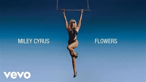 Miley Cyrus Flowers Official Lyric Video YouTube