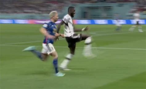 Football Memes On Twitter Rudiger Was Taking The Piss Out Of Japan