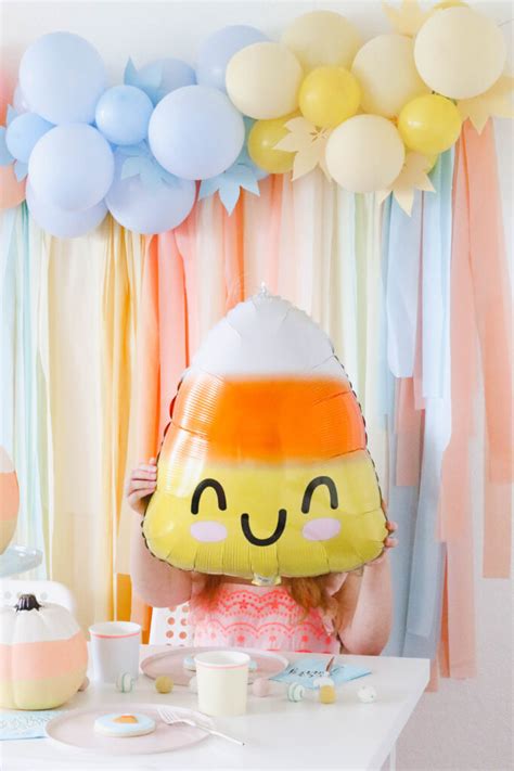 A Pastel Candy Corn Party For The Kids Thats Perfect For Fall