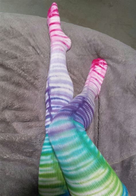 Pastel Rainbow Thigh High Socks On Storenvy