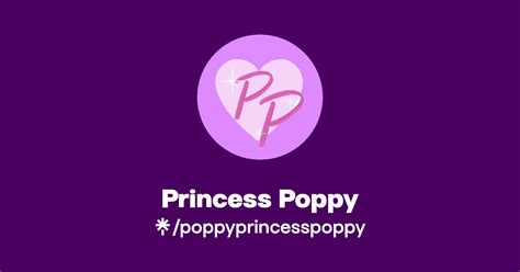 princess poppy instagram tiktok linktree