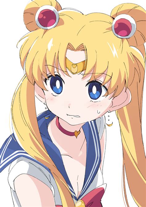Tsukino Usagi And Sailor Moon Bishoujo Senshi Sailor Moon Drawn By Ixy Danbooru