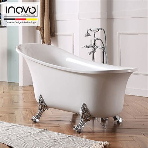 Newest trendy design oval shape solid surface freestanding bathtub for two person. Luxury Atlantis Freestanding Bathtub - inovo