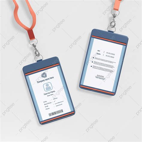Simple And Modern Id Card Template Download On Pngtree