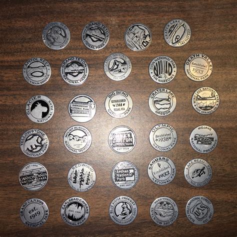 National Park Collectible Tokens Rnationalpark