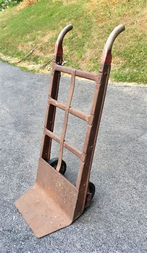 Vintage Antique Hand Truck Dolly Factory Cart American Pulley Co