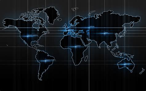 World Map Dual Monitor Continents The Ocean 3840 X 1080 Hd