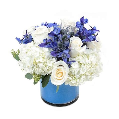 Sendacake.com has been visited by 10k+ users in the past month Send Cerulean flowers in New York, NY | Blue flower ...