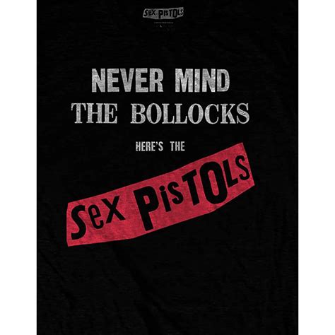 S The Sex Pistols T Shirt Never Mind The Bollocks Band