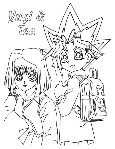 Yu Gi Oh Coloring Pages Printable Coloring Pages